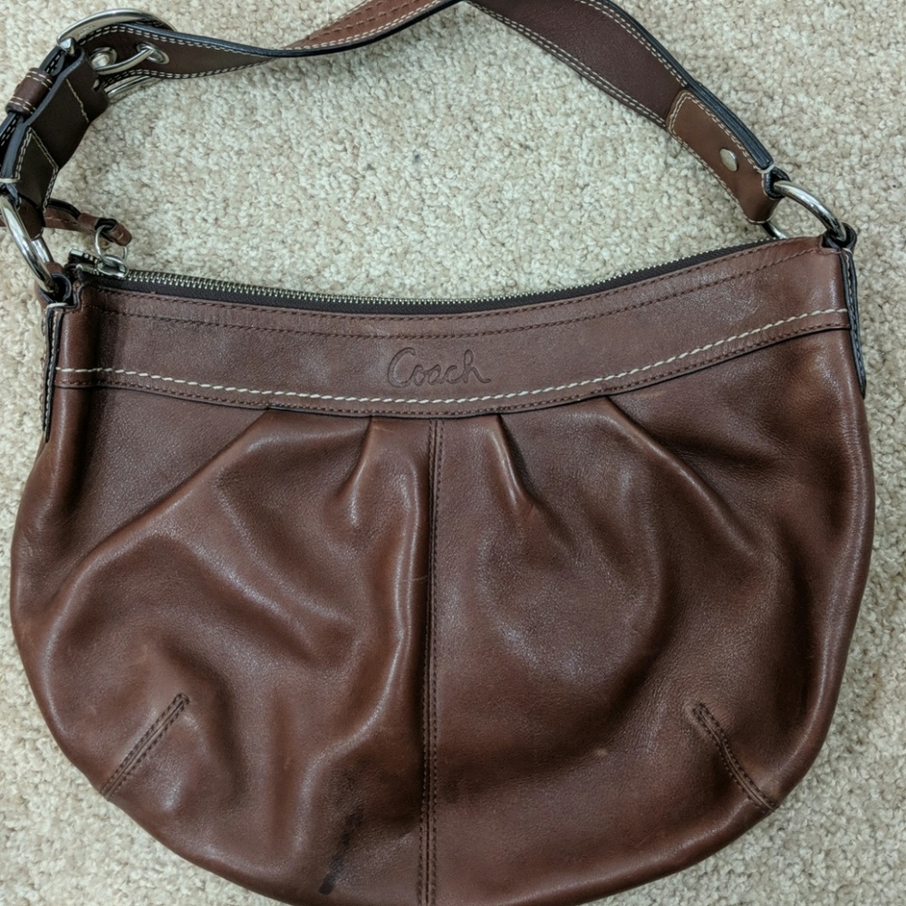 Coach leather purse